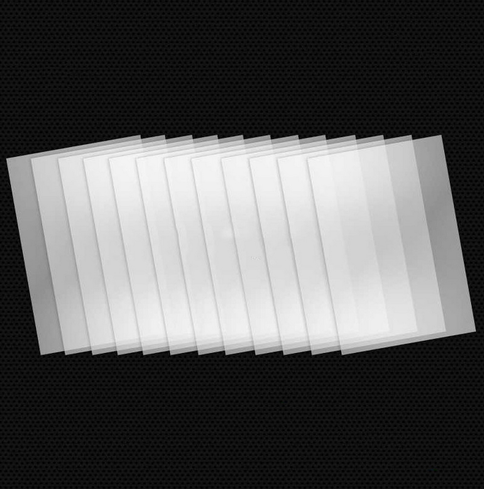 Kis Mylar lapok használata sablonként